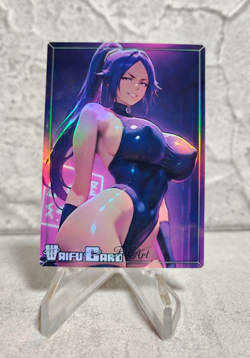 Yoruichi Shihouin Trading Card Waifu Goddess Story Anime Girl holo Karte Manga - Image 1