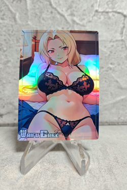 Tsunade Trading Card Waifu Goddess Story Anime Girl holo Karte Manga Full Art - Image 1