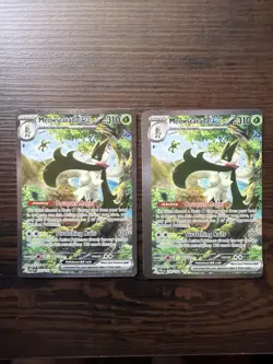 Pokemon Meowscarda EX Paldea Evolved Holo Card 256/193 right miscut! - Image 1