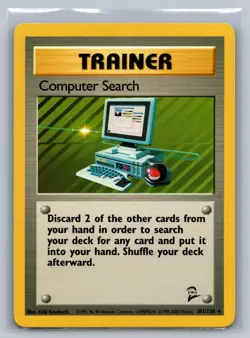 Computer Search Base Set 2 #101/130 Rare Pokemon Card - Image 1