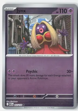 Jynx (Reverse Holo) - 057/132 - ME01: Mega Evolution (MEG) - Pokemon TCG Card - Image 1