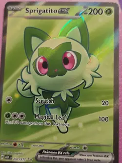 Sprigatito ex 251/217 ME: Ascended Heroes Ultra Rare Pokemon Card NM - Image 2