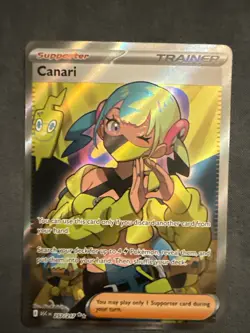 Pokemon TCG Canari 257/217 Ascended Hero’s Full Art Trainer Card - Image 1