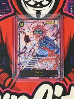 One Piece Card Game Fist of Divine Speed Koby (Alt Art) OP11-119 SEC English NM - Image 1