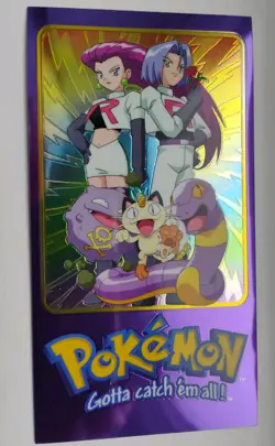 Topps Pokemon TV Animation Series 2 oversized "Tin Topper" card No 3 of 5. 2000 - Image 1