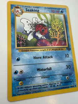 Seaking 46/64 - Uncommon - WoTC Vintage Jungle Set Pokemon Card NM - Image 2