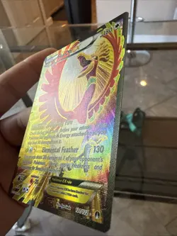 Pokemon TCG Ho-Oh EX Full Art Ultra Holo Rare Card 121/122 XY Breakpoint - Image 3