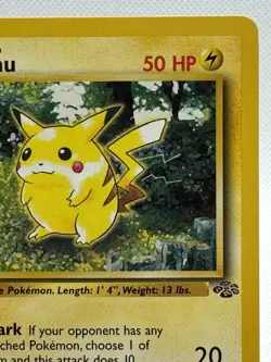 Pikachu 60/64 Jungle Set Unlimited Edition Common Pokemon Card 1999-NM/MINT - Image 3