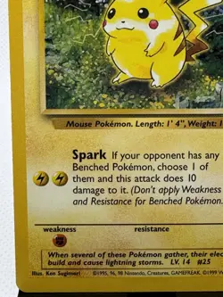 Pikachu 60/64 Jungle Set Unlimited Edition Common Pokemon Card 1999-NM/MINT - Image 4