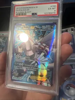 Pokemon Card Palkia EX Full Art 100/101 Plasma Blast ENG inglese EX-Mint PSA 6 - Image 3