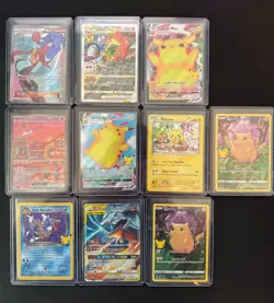 POKEMON LOT OF 25 CARDS!!! CHARIZARD, PIKACHU, MEWTWO, GRENINJA, DARK GYARADOS - Image 2