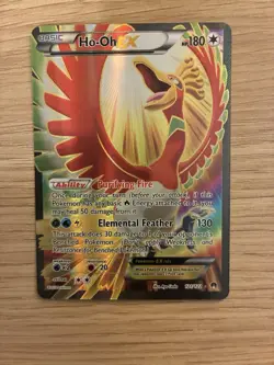 Ho-Oh EX 121/122 Breakpoint Ultra Rare Full Art Holo 180 HP Pokemon Card - Image 1