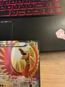 Ho-Oh EX 121/122 Breakpoint Ultra Rare Full Art Holo 180 HP Pokemon Card - Image 2