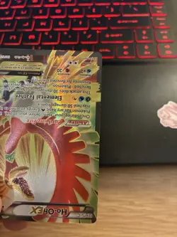 Ho-Oh EX 121/122 Breakpoint Ultra Rare Full Art Holo 180 HP Pokemon Card - Image 4