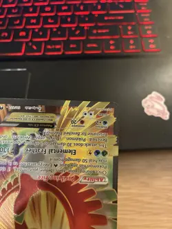 Ho-Oh EX 121/122 Breakpoint Ultra Rare Full Art Holo 180 HP Pokemon Card - Image 5