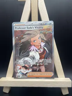 Pokemon TCG Paradox Rift Trainer Card Professor Sada's Vitality Full - Image 1