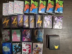 Pokemon Etb Card Sleeve Lot 151 Paldea Black White More - Image 1