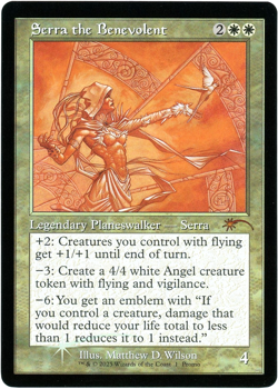 Serra the Benevolent (Retro Frame Foil) - Secret Lair Drop - MTG English NM/M - Image 1