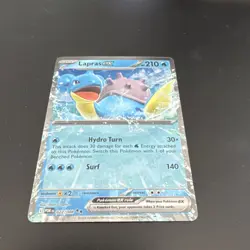 Pokemon Lapras ex 022/088 POR Rare Holo EX English Card - Image 2
