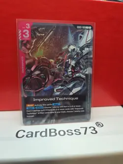 Improved Technique Gundam Card Game . Steel Requiem Rare . GD03-109 - Image 2