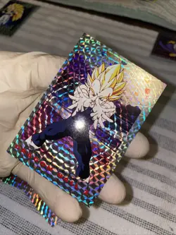 Dragon Ball Z DBZ 1989 Trading Card Bird Studio Series 2 Holo Prism #67 Vegeta - Image 1