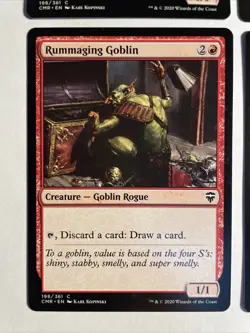 4x Mtg Commander Legends Rummaging Goblin NM/M Magic The Gathering - Image 2