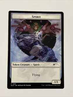 MTG | Spirit (SLD) - Ajani’s Pridemate (M20) Double-sided Token [Secret Lair] - Image 1