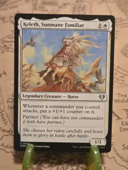 MTG Keleth, Sunmane Familiar Commander Masters Regular Uncommon NM - Image 1