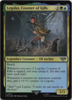 Legolas, Counter of Kills - FOIL - U Universes Beyond: The Lord of the Rings: Ta - Image 1
