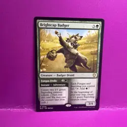 Brightcap Badger - N/M - Bloomburrow BLC Magic The Gathering MTG - Image 1
