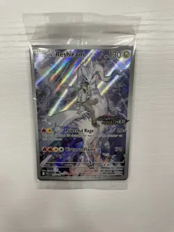 Pokemon Journey Together N's Reshiram Illustration Rare Stamped Promo Sealed - Image 1