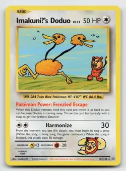 ImakuniU's Doduo 112/108 XY Evolutions NM Secret Rare Pokemon Card VLP - Image 1