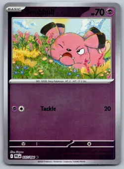Pokemon Phantasmal Flames - Reverse Holo Snubbull 037 - Image 1