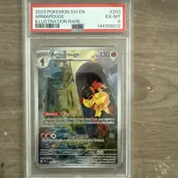 2023 POKEMON SCARLET & VIOLET 203/198 ARMAROUGE- PSA 6 - Image 1