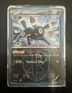 Pokemon TCG Umbreon 64/116 Non-Holo Rare Card Plasma Freeze - Image 3