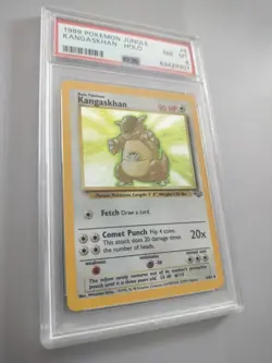 1999 POKEMON JUNGLE #5 KANGASKHAN-HOLO PSA 8 - Image 1