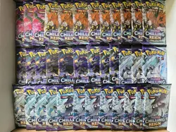 36x Pokemon Chilling Reign Booster Pack Lot Factory Sealed Box - Fast Shipping - Image 4