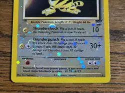 Pokemon Reverse Holo Best Promo Electabuzz #1 (Never Played) read - Image 3