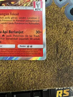 Pokemon Indonesian Charizard 181/SM-P KFC Promo Holofoil NM!! US Seller In Hand - Image 4