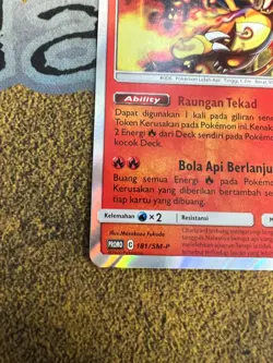 Pokemon Indonesian Charizard 181/SM-P KFC Promo Holofoil NM!! US Seller In Hand - Image 5