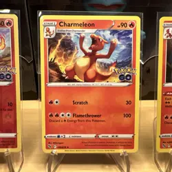 Pokemon TCG Pokemon Go Charmander Charmeleon and Charizard Evolution Set - Image 3