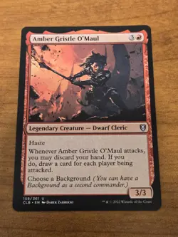 MTG Commander Legends D&D - Amber Gristle O'Maul - CLB 159 - Regular - Image 1
