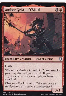 MTG Commander Legends D&D - Amber Gristle O'Maul - CLB 159 - Regular - Image 2