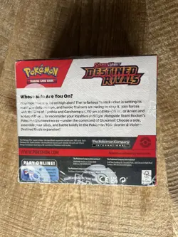 Pokemon Destined Rivals Booster Box New & Sealed some creases to box see photos - Image 2