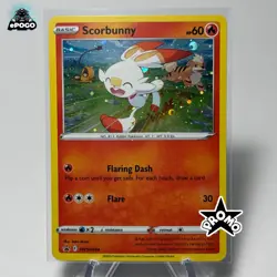 Scorbunny SWSH 244 Black Star Promo Cosmos Holo Pokemon TCG: MINT SHIPS TODAY! - Image 1