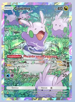 Pokemon TCG POCKET - Goomy - Full Art ⭐ - Mega Ascenso - Espanol - Digital - Image 1