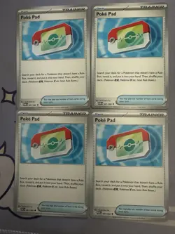 Poke Pad 081/088 Playset x4 ME03 Pokemon Perfect Order NM - Image 1