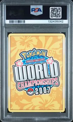 2007 POKEMON WORLD CHAMPIONSHIPS PROMO LEGENDARY ASCENT #97 RAYQUAZA EX PSA 6 - Image 2