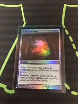 MTG Magic The Gathering Witchbane Orb Foil List Artifact Commander - Image 1
