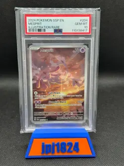 Pokemon Illustration Rare Mesprit #204 PSA 10 - Image 1